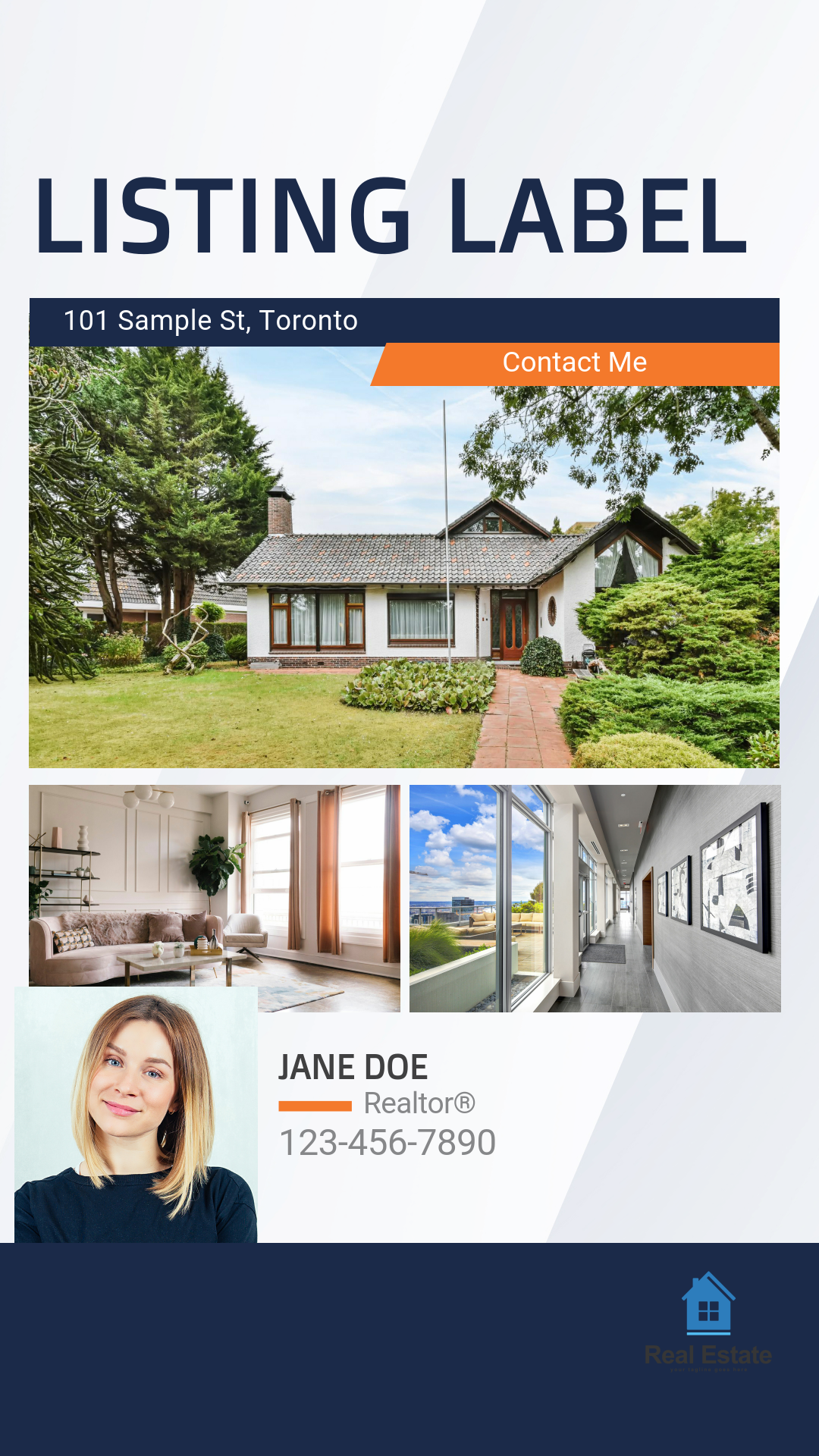 Home listing story with property photos
